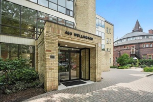 Welcome to Unit 408 at 460 Wellington, a rare penthouse offering in one of Londons most distinctive and stylish heritage buildings.