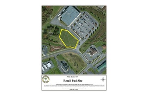 1 Acre pad site available for ground lease at 50, 000 per year or available for sale at 500, 000.