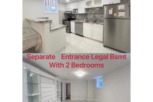 Absolutely Great Legal Basement W Permit For Rent.