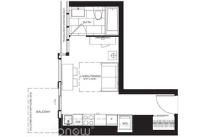 Very Efficient Studio Unit The Heart Of Downtown.
