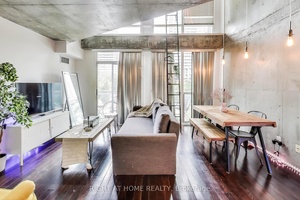 Welcome Home to Unit 246 at 1029 King St W a bright and spacious 1 bedroom den, 2 bath, 2 level loft in the sought after Electra Lofts.