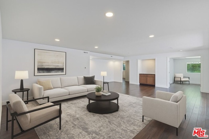 Virtually Staged Living Room