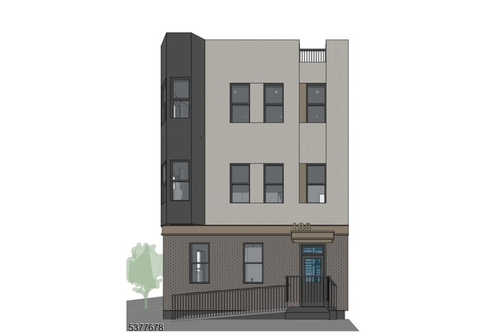 Rendering of side entrance