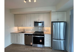 Welcome to Waters Edge Condos, this brand new bright and spacious two bedrooms corner unit offers breathtaking panoramic views with over 640 sqft living area.