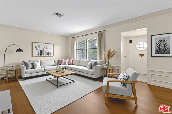 Virtually Staged Living Room