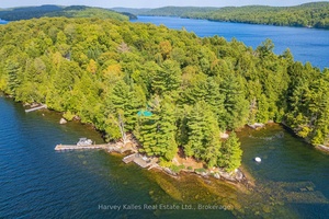 Extraordinary turn key island sanctuary on Kawagama Lake that epitomizes the quintessential adventurer's retreat.