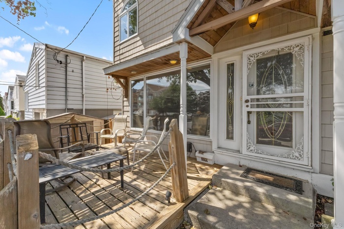 View of deck