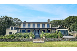 One of a kind hilltop estate in the Haldane School District.