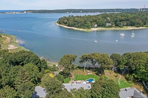 Welcome to Your Private Waterfront Paradise in beautiful and historical hamlet of Strong's Neck Experience a rare opportunity to own a newly renovated 3 bedroom, 2.