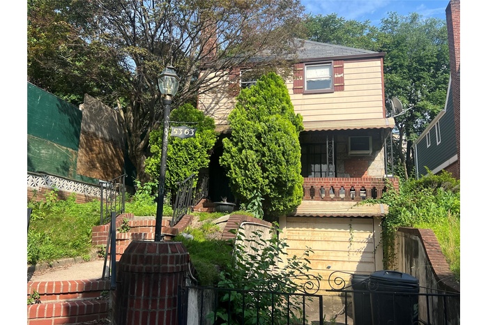 View of front facade with brick siding