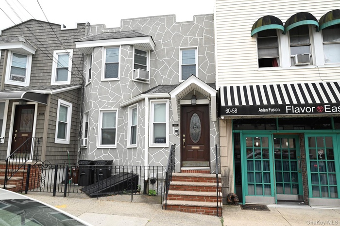 View of front facade with entry steps