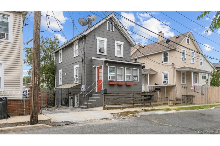 View of front of home featuring entry steps