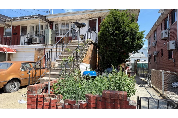 View of front of home featuring stairway