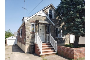 This detached brick one family home offers a huge main level with entrance foyer, living room, dining room, eat in kitchen, full bathroom and a primary bedroom !