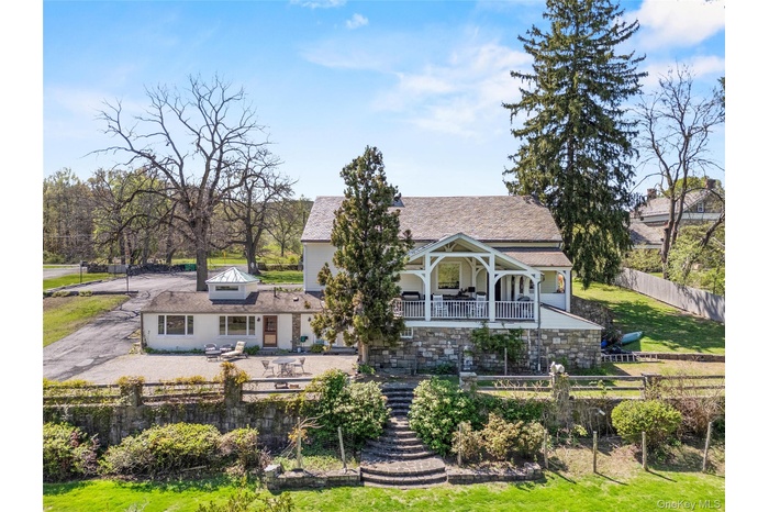 View of veranda and back of property
