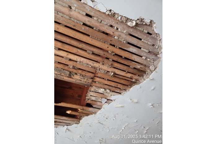 View of attic