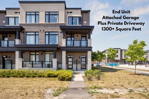 Modern End Unit Townhome in Desirable Duffin Heights Welcome to this beautifully maintained end unit townhome, built in 2021 at 1321 sq.