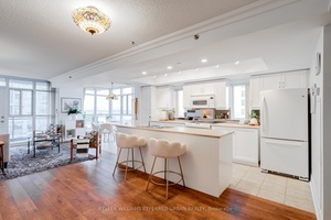Stunning 2 bedroom, 2 bathroom corner suite at the Hearthstone, 1170 sq ft with skyline views.
