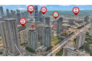 Bright amp ; Spacious 1 1 Bedroom, 2 Bath Condo in the Heart of Mississauga !