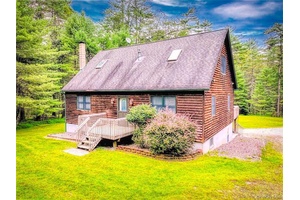 AN OASIS AMONG THE PINES will be yours with this lovely contemporary home snuggled between the northern reaches of the Poconos and the southern Catskills.