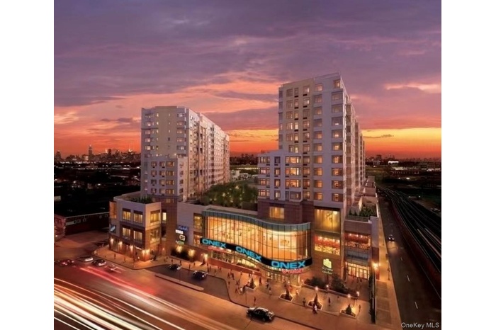 View of building exterior with a city view