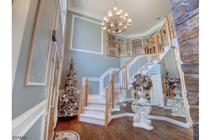 Grand two story foyer