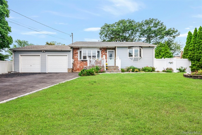 Ranch-style home featuring two-car attached garage, 3-bedroom, 1 bath and full basement