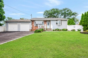 Welcome to this charming 3 bedroom, 1 bath ranch with a 2 car garage, tucked away on a quiet dead end street in a lovely section of Commack.