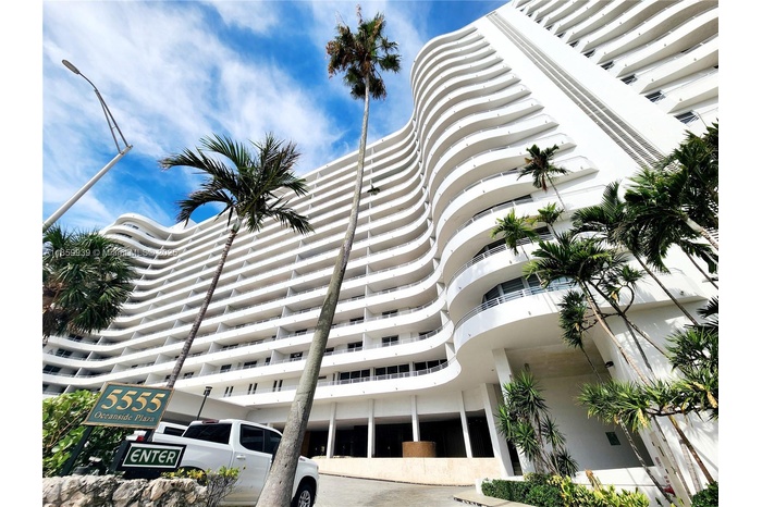Oceanside Plaza is an 18-story oceanfront condominium in Miami Beach, designed by the famed architect Morris Lapidus in 1967, and located on Millionai