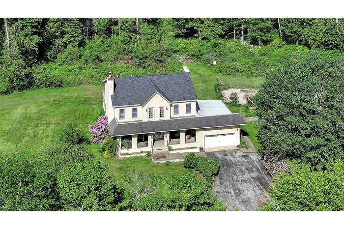 Aerial view of property and surrounding area