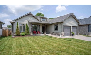 A stunning bungalow in the highly sought after Woods Edge subdivision of Mount Brydges, where small town charm meets modern living.