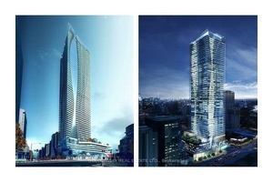 Toronto City Centre, Gorgeous Living Super Balcony, Beautiful View Conner Unit With Many Upgrades, High Ceiling, Open Concept Kitchen, Floor To Ceiling Windows, 2 Bedroom With 2 Washrooms, 1 Locker, ...