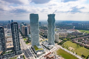 New M City 2 Condo Conveniently Located In The Heart Of Mississauga.