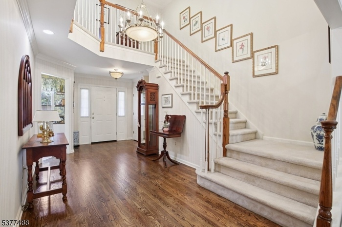 Foyer with grand staircase