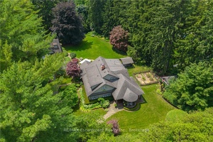 Nestled at the end of a private laneway on.
