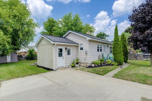 This adorable 2 bedroom, 1 bath bungalow in the town of Mount Forest offers an inviting blend of comfort and convenience, complete with a finished basement for extra living space.