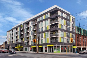 Bright and modern 2 bedroom corner suite featuring an open concept layout.