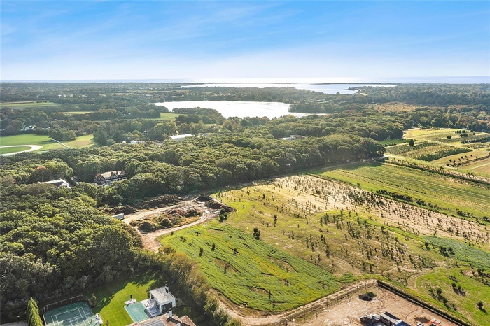 View of rural area with a nearby body of water