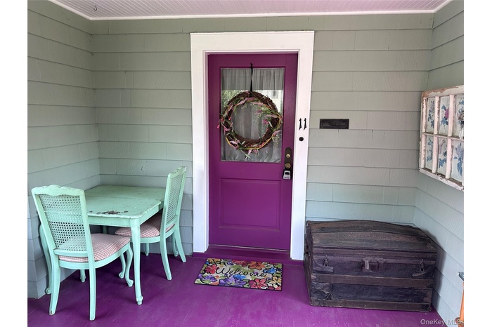 View of exterior entry