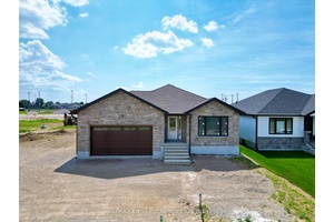 This brand new brick bungalow is currently under construction on the South side of Northport Drive in Port Elgin.