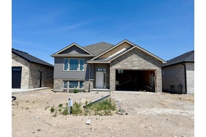 The framing is complete for this 1253 sqft 3 2 bedroom raised bungalow at 451 Burnside Street in Port Elgin.