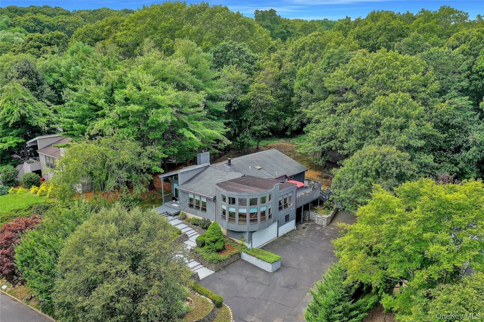 Aerial view of property and surrounding area