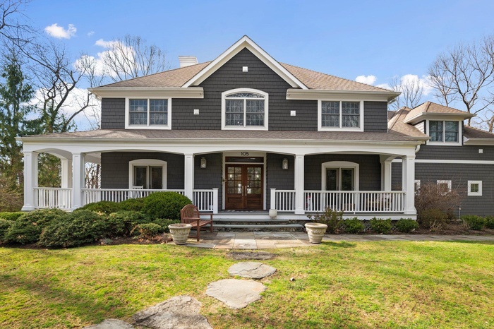 Welcome to 105 Hardscrabble Lake Drive in beautiful Chappaqua, NY—an elegant Colonial estate blending timeless charm with luxurious modern living on 2