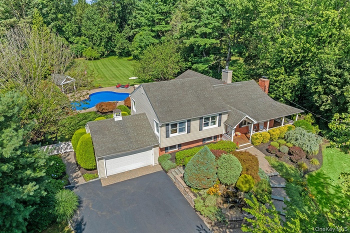 View from above of property