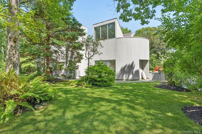 Front view of house with a yard