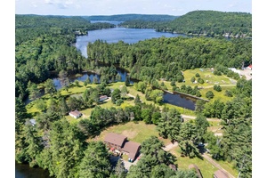 Exceptional residential and or commercial possibilies and opportunities abound on this unique, 10 acre waterfront property with 1, 200' on the Hollow River that has navigable boat access to MUSKOKA'S ...