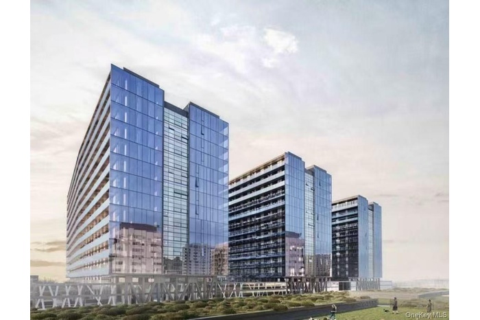 View of building exterior featuring a view of city