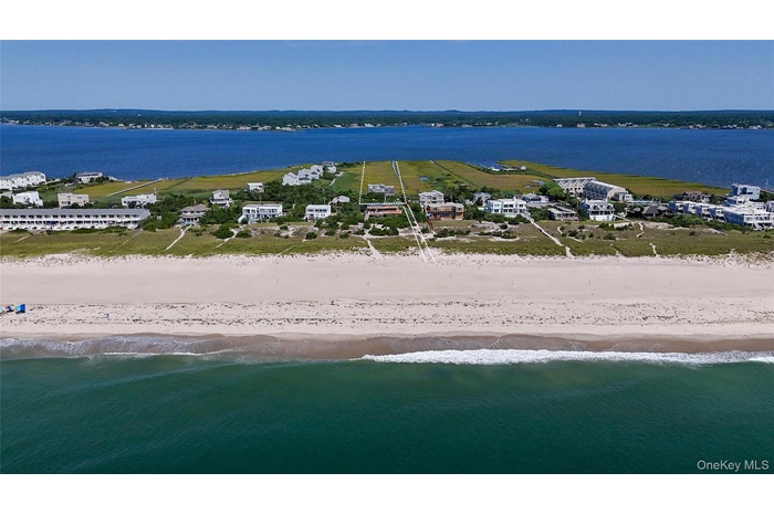 Bird's eye view of expansive coastline