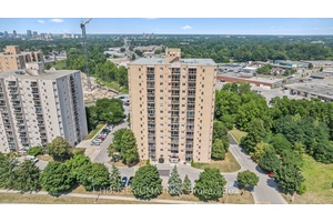 With easy access to Victoria Hospital, Highway 401, and downtown London, this spacious 9th floor 2 bedroom unit with parking and ensuite laundry is perfect for first time buyers, starter ...