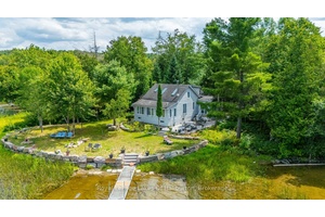 Year round home or cottage on sought after Maple Lake, part of a scenic 3 lake chain.